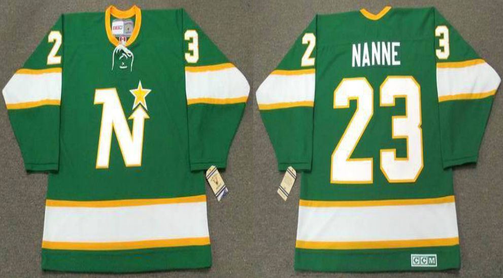 2019 Men Dallas Stars 23 Nanne Green CCM NHL jerseys
